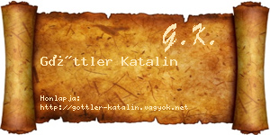 Göttler Katalin névjegykártya